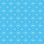 Seamless pattern Blue Vector N2
