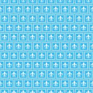 Seamless pattern Blue Vector N6