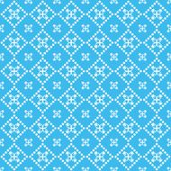 Seamless pattern Blue Vector N7
