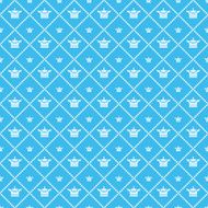 Seamless pattern Blue Vector N8