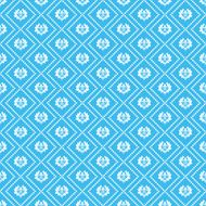 Seamless pattern Blue Vector N9