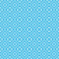 Seamless pattern Blue Vector N10