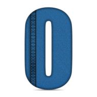 Alphabet Blue Jeans Letter N12