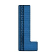 Alphabet Blue Jeans Letter N15