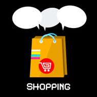 Shopping Bag with Cart