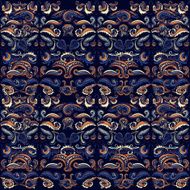 Pretty baroque seamless pattern
