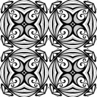 Seamless Vintage Lace Pattern (Vector) N25