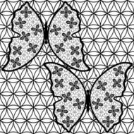 Openwork seamless pattern