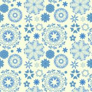 Round ornament seamless pattern N3