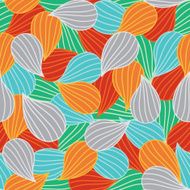 Bulbs Seamless colorful ornamental pattern N3
