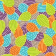 Bulbs Seamless colorful ornamental pattern N5