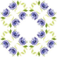 Watercolor flower pattern N64