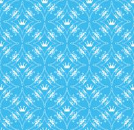 Seamless pattern Vector Blue N2