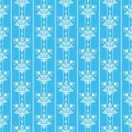 Seamless pattern Vector Blue N3