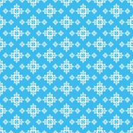 Seamless pattern Vector Blue N8