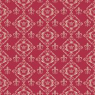 Seamless pattern Vector Vintage N6