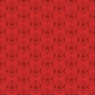 Seamless pattern Vector Red