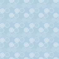 Abstract seamless background made of rings