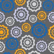 Abstract vector colorful background with flowers N3