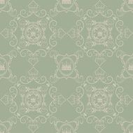 Seamless Retro Wallpaper N35