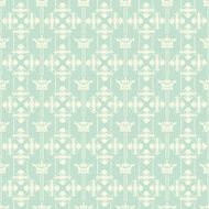 Seamless Retro Wallpaper N108