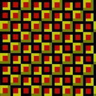 Abstract Squares Mosaic Background Vintage Style Illustration Geometric Decorative Art