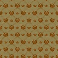 Seamless damask wallpaper N30