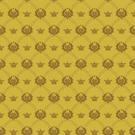 Seamless damask wallpaper N31