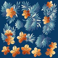 Hibiscus illustration N4