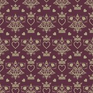 Seamless floral wallpaper N5