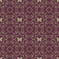 Seamless floral wallpaper N6