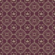 Seamless floral wallpaper N18