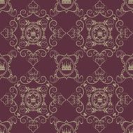 Seamless floral wallpaper N35