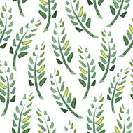 Watercolor floral seamless pattern N30