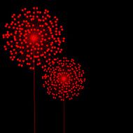 Abstract Colorful Background with Flowers Vector Illustration N3