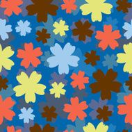 Abstract vector colorful background with flowers N7