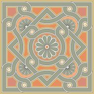 Byzantine decorative rosette N3