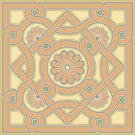 Byzantine decorative rosette N4