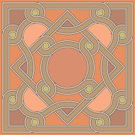 Byzantine decorative rosette N5