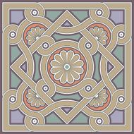 Byzantine decorative rosette N6