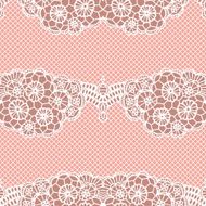 Lace seamless pattern with flowers N71