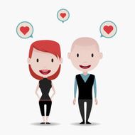 Couple Concept illustration N4