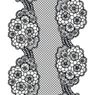 Lacy vintage trim N23