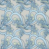 decorative pattern of the plant and abstract elements N3