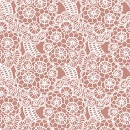 Lace seamless pattern with flowers N74