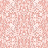 Lace seamless pattern with flowers N76