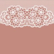 Vintage lace invitation card N17