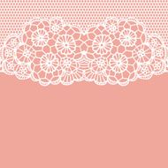Vintage lace invitation card N18