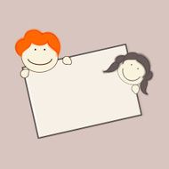 Smiling faces with a frame N2