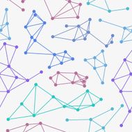 Seamless geometrical abstract background Vector illustration